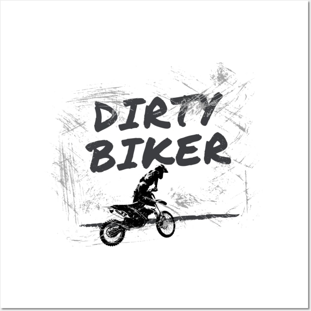 Dirt Biker Wall Art by IBMClothing